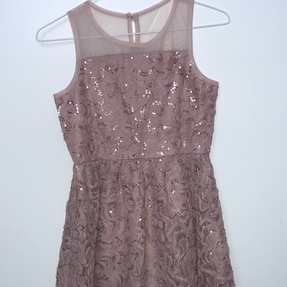 Justice Dusty Rose dress - Picture 5 of 7
